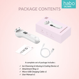 [Parent's Day] [Apply Code: 6TT31] Habo by Ogawa Peony Ion Cleansing & Infusing & Cooling Device*